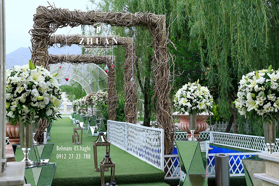 بهترین باغ عروسی 